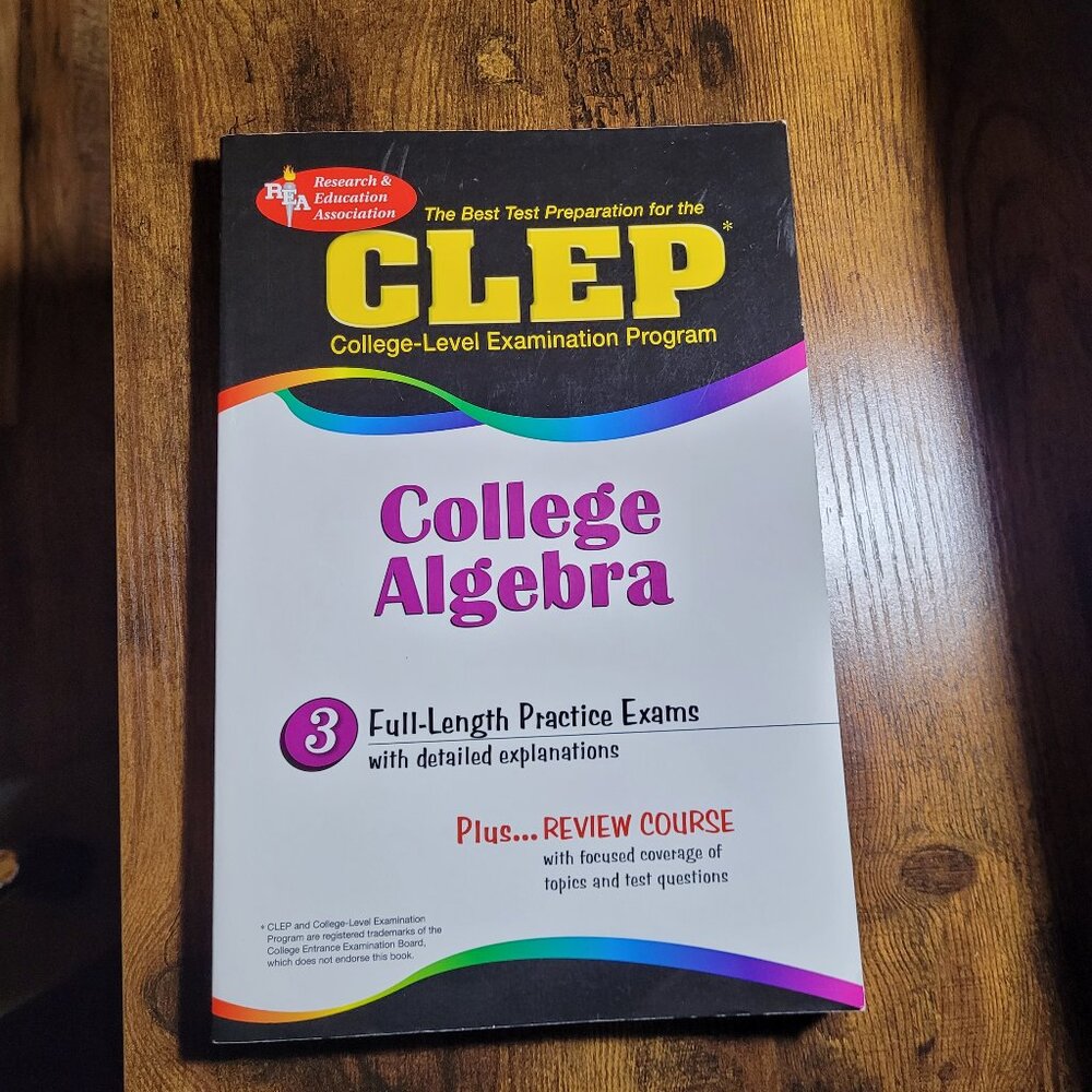 Clep College Algebra Book